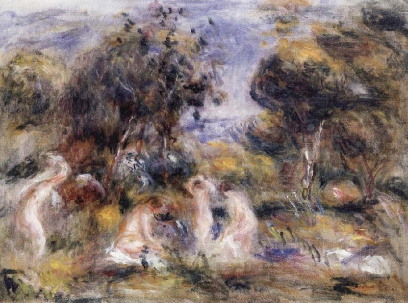 Pierre Renoir The Bathers oil painting image